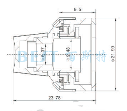 電位器H-22參考圖紙 電位器H-22參考圖紙